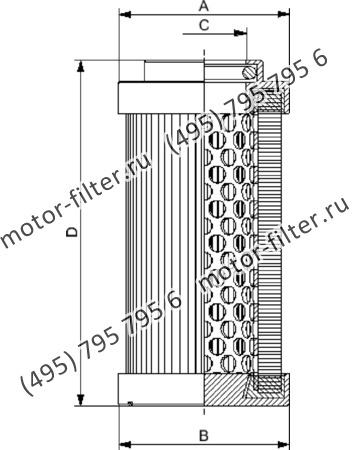 элемент напорного фильтра гидравлики FAI D0240FS03HA
