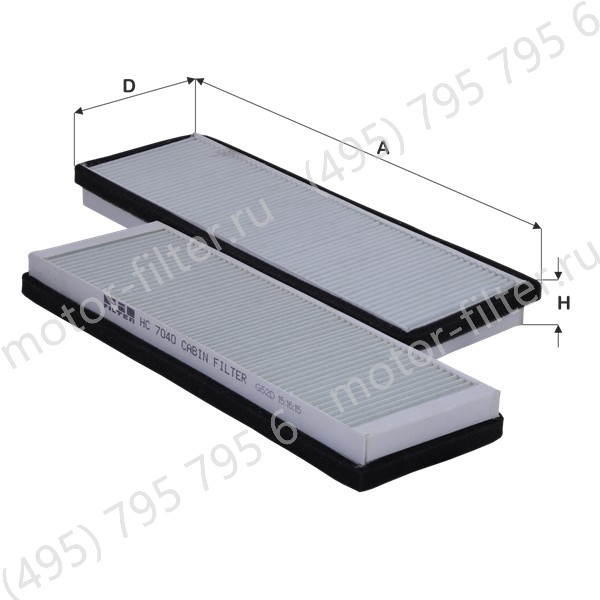 фильтр салона FIL HC7040