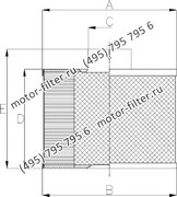 CA04640023 фильтр очистки воздуха FAI