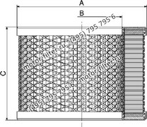 CA1505 фильтр очистки воздуха FAI
