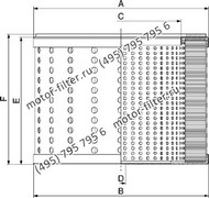 CA1591 фильтр очистки воздуха FAI