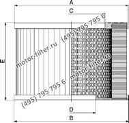 CA2178 фильтр очистки воздуха FAI