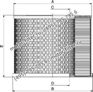 CA2179 фильтр очистки воздуха FAI