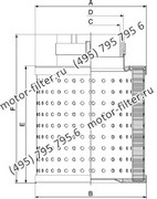 CA2188 фильтр очистки воздуха FAI