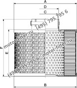 CA2193 фильтр очистки воздуха FAI