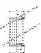 CF00160003 фильтр гидравлики цилиндрического типа с фильтрацией снаружи FAI