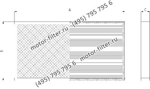CF00160087 фильтр гидравлики цилиндрического типа с фильтрацией снаружи FAI