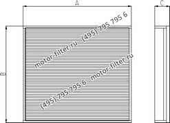 CF00160129 фильтр гидравлики цилиндрического типа с фильтрацией снаружи FAI