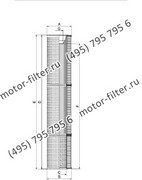 CF00160136 фильтр гидравлики цилиндрического типа с фильтрацией снаружи FAI