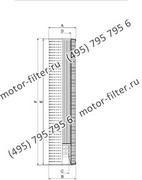 CF00160146 фильтр гидравлики цилиндрического типа с фильтрацией снаружи FAI