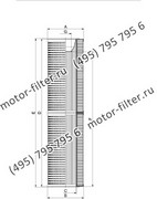 CF00160265 фильтр гидравлики цилиндрического типа с фильтрацией снаружи FAI