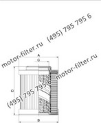 CF00160291 фильтр гидравлики цилиндрического типа с фильтрацией снаружи FAI
