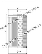 CF00160533 фильтр гидравлики цилиндрического типа с фильтрацией снаружи FAI