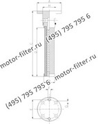 CF00180635 фильтр гидравлики цилиндрического типа с фильтрацией снаружи FAI