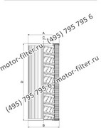 CF01E175SA16NA фильтр гидравлики цилиндрического типа с фильтрацией снаружи FAI