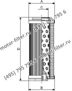 CF01E41BM60NA фильтр гидравлики цилиндрического типа с фильтрацией снаружи FAI