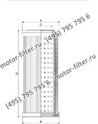 CF01E600A03HA фильтр гидравлики цилиндрического типа с фильтрацией снаружи FAI
