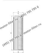 CF01E631SA16NA фильтр гидравлики цилиндрического типа с фильтрацией снаружи FAI