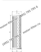 CF01E70SA16NA фильтр гидравлики цилиндрического типа с фильтрацией снаружи FAI