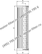 CF01E70SP25NA фильтр гидравлики цилиндрического типа с фильтрацией снаружи FAI