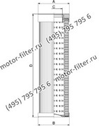 CF01N100SP25NA фильтр гидравлики цилиндрического типа с фильтрацией снаружи FAI