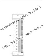 CF01TS310BA25NA фильтр гидравлики цилиндрического типа с фильтрацией снаружи FAI