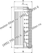 CF02540215 фильтр гидравлики цилиндрического типа с фильтрацией снаружи FAI