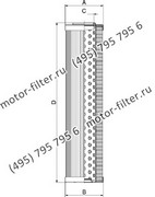 CF02540911 фильтр гидравлики цилиндрического типа с фильтрацией снаружи FAI