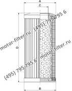 CF02541482 фильтр гидравлики цилиндрического типа с фильтрацией снаружи FAI