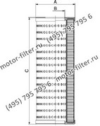 CF04340070 фильтр гидравлики цилиндрического типа с фильтрацией снаружи FAI