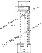 CF04540048 фильтр гидравлики цилиндрического типа с фильтрацией снаружи FAI