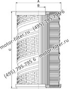 CF06540085 фильтр гидравлики цилиндрического типа с фильтрацией снаружи FAI