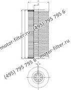 CF06540106 фильтр гидравлики цилиндрического типа с фильтрацией снаружи FAI