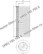 CF06540110 фильтр гидравлики цилиндрического типа с фильтрацией снаружи FAI