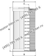 CF06540562 фильтр гидравлики цилиндрического типа с фильтрацией снаружи FAI