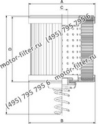 CF06540894 фильтр гидравлики цилиндрического типа с фильтрацией снаружи FAI