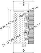 CF06540969 фильтр гидравлики цилиндрического типа с фильтрацией снаружи FAI