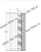 CF06541075 фильтр гидравлики цилиндрического типа с фильтрацией снаружи FAI