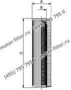 CF10045M25NA фильтр гидравлики цилиндрического типа с фильтрацией снаружи FAI