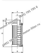 CF18P2A25HA фильтр гидравлики цилиндрического типа с фильтрацией снаружи FAI