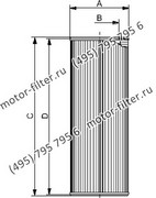 CF1900M25NA фильтр гидравлики цилиндрического типа с фильтрацией снаружи FAI