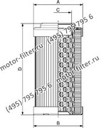 CF20008P10NA фильтр гидравлики цилиндрического типа с фильтрацией снаружи FAI