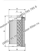 CF20013A10NA фильтр гидравлики цилиндрического типа с фильтрацией снаружи FAI
