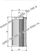CF20030A03NA фильтр гидравлики цилиндрического типа с фильтрацией снаружи FAI