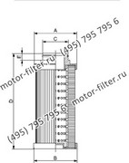 CF22P2A03HA фильтр гидравлики цилиндрического типа с фильтрацией снаружи FAI