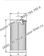 CF2460A25HA фильтр гидравлики цилиндрического типа с фильтрацией снаружи FAI