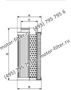 CF32P1A10NV фильтр гидравлики цилиндрического типа с фильтрацией снаружи FAI