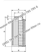 CF38P1A03NA фильтр гидравлики цилиндрического типа с фильтрацией снаружи FAI