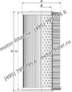 CF8179P25NA фильтр гидравлики цилиндрического типа с фильтрацией снаружи FAI