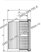 CF8303A10NV фильтр гидравлики цилиндрического типа с фильтрацией снаружи FAI